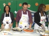 Group of Board Members serving Thanksgiving Dinner
