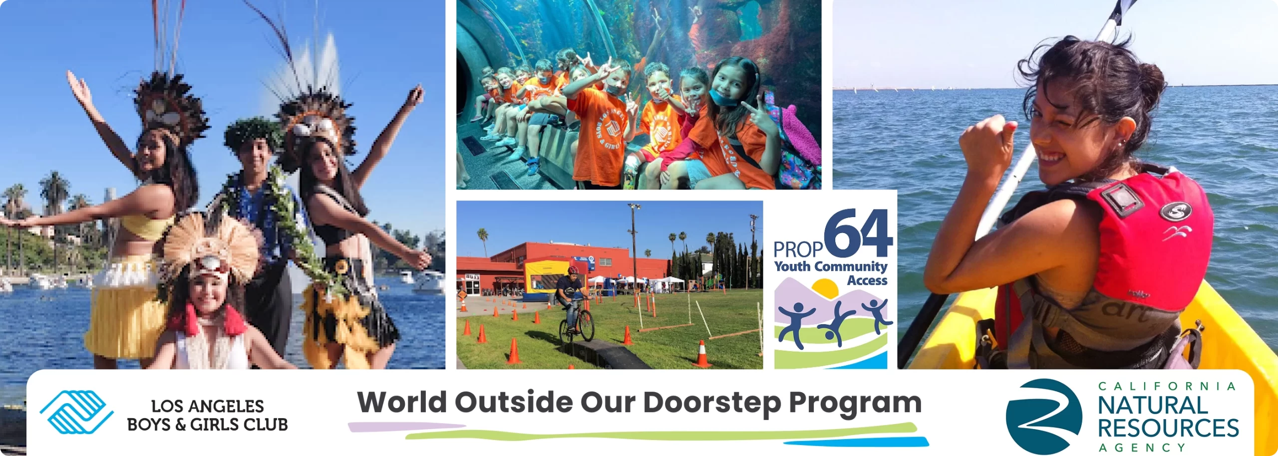 World Outside Our Doorstep Program: Los Angeles Boys and Girls Program; California Natural Resources Agency and Prop 64 Youth Community Access