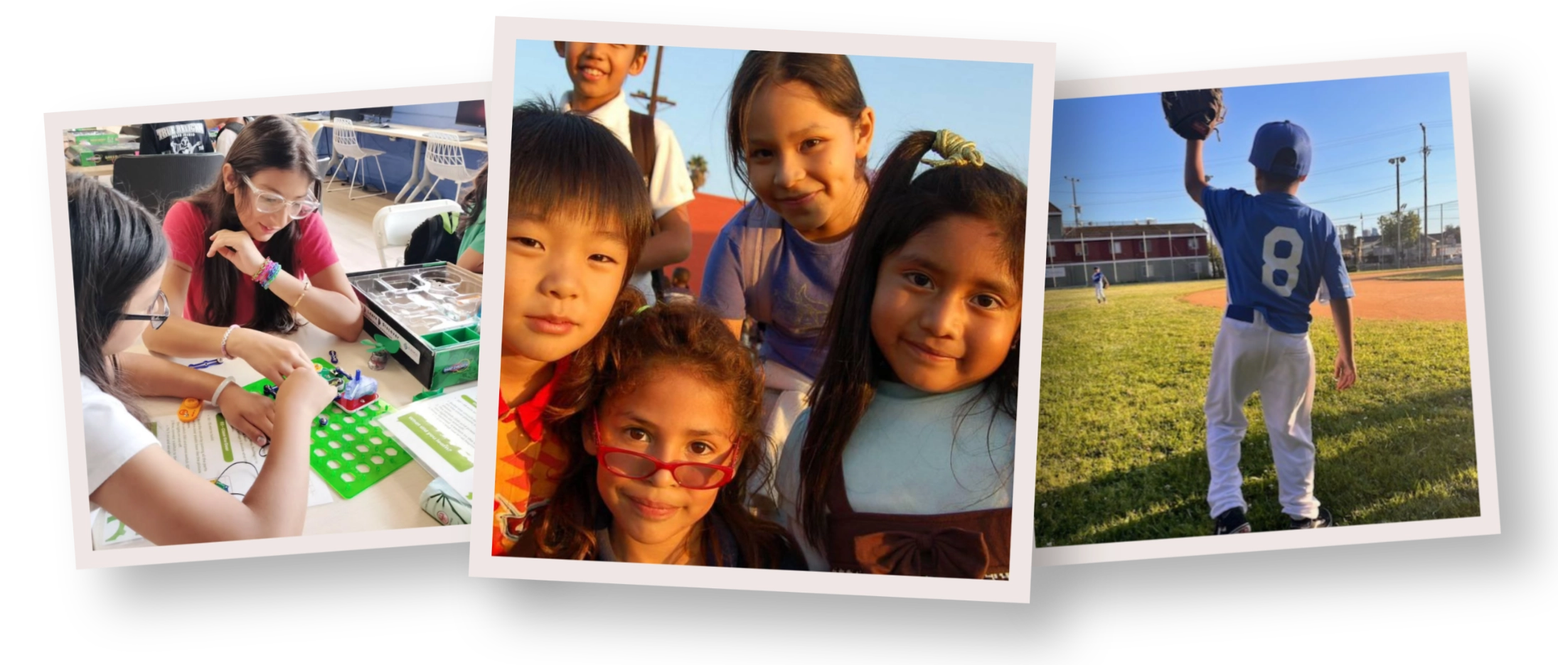 Kids and teens in STEM, sports and having fun at Los Angeles Boys and Girls Club.